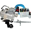 CAKE DECORATING AIRBRUSH KIT, 12 -0.7 Colors with Air Compressor CAKE DECORATING AIRBRUSH KIT, 12 -0.7 Colors with Air Compressor