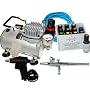 CAKE DECORATING AIRBRUSH KIT, 12 -0.7 Colors with Air Compressor