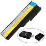 5200mAh/58Wh Replacement IBM Lenovo Ideapad Y430 series Laptop Battery L08O6D01 L08O6D02 w/ an All In One USB 2.0 Card Reader As a Free Gift ( Equivalent )