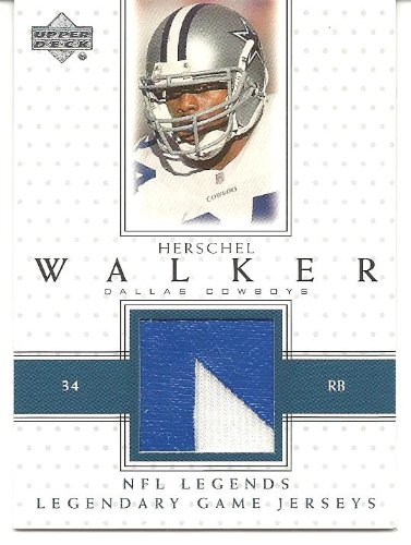 Herschel Walker 2000 Upper Deck Legends Legendary Jersey Card #LJHW Dallas Cowboys