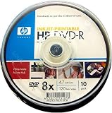 HP DVD-R 8��®��10�硦�磻�ɥץ�󥿥֥� ��HPDVR-8X10PW��