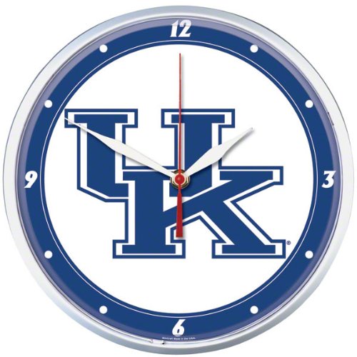 NCAA Kentucky Wildcats Round Clock