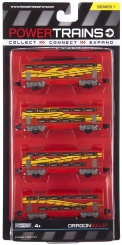 Power City Trains Bullet Dragon 4 pack by POWER CITY TRAINS