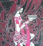Batik Folk Art Painting 16x19 Miao Hmong Artist #437B - FREE SHIPPING