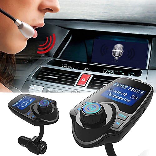 Car Bluetooth T10 Music LCD Kit FM Transmitter MP3 Player USB Handsfree
