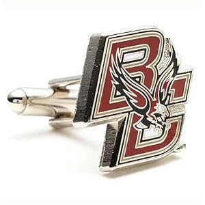 Boston College Eagles NCAA Logo'd Executive Cufflinks w  Jewelry Box