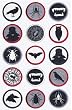 Martha Stewart Sticker Layered Vampire Icons