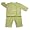 Hartstrings Baby - Infant Boys Long Sleeve Striped Velour Pant Set, Green, Multi (Size 6Months)