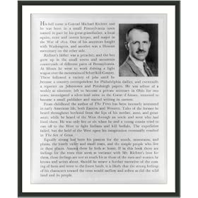 Historic Print (M): [Conrad Michael Richter, bust portrait, facing right]