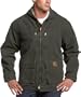Carhartt Men's Sherpa Lined Sandstone Jackson Coat,  Moss,  Medium Regular
