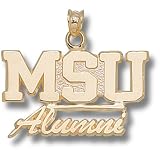Mississippi State Univ Msu Alumni Pendant (14kt)