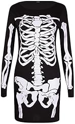 General Print Long Sleeves Viscose Short Bodycon Dress 