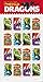Dragons - 2018 USPS Forever First Class Postage Stamp (Sheet of 16)