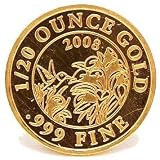 2008 COHEN MINT 1/20 TROY OZ .999 FINE GOLD BULLION COIN