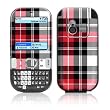 Red Plaid Design Protective Skin Decal Sticker for Palm Centro Cell Phone