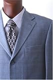 Men's 3 Button Luxury Silk Linen Blue Sport Coat