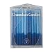 Rite-Lite Judaica Hand-Dipped Shades of Blue 5 3/4-Inch Chanukah Candles, Box of 45