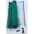 H�hnerzaun 112 cm x 25 gr�n + 8 Pf�hle H�tezaun H�tenetz Tierzaun Haustier-Zaun Einz�unung