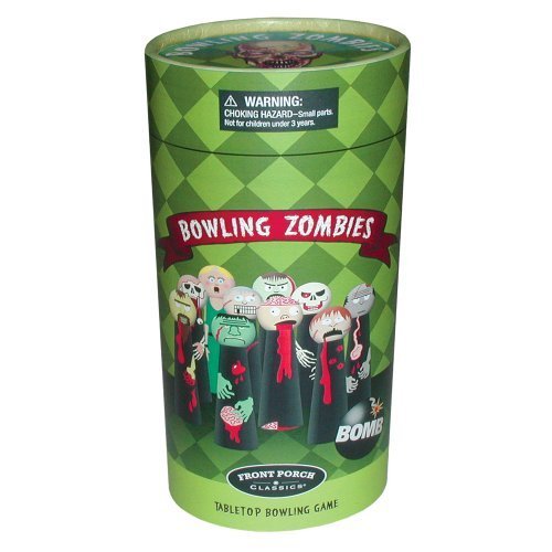 Bowling Zombies Wooden Novelty Game