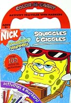 SpongeBob Squarepants Squiggles & Giggles Color -N- Carry Activity Traveller with Markers