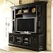 Hammary Avignon Entertainment Series Avignon Entertainment Center in Satin Black