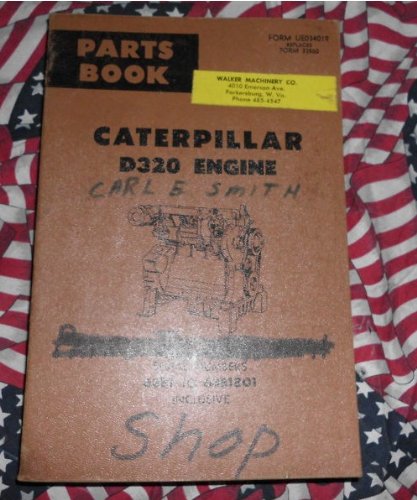 Best Cheap Caterpillar B320 Engine Parts Book Manual CAT
