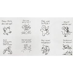 8er Set P�dagogikstempel / Lehrerstempel aus Kunststoff