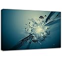 Abstract Colour Splash Design Canvas Art Print Poster