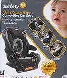 Safety 1st Alpha Omega Elite Convertible Car Seat - 3 Car Seats in 1