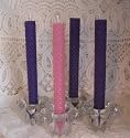 100% Beeswax Candles - Set of 4 - 8" Advent Tapers
