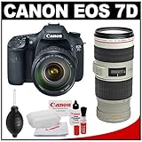 Canon EOS 7D Digital SLR Camera with EF 28-135mm IS USM & EF 70-200mm f/4L  ....