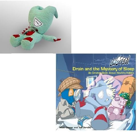 Drain (The Exhausted) Plush &amp; Drain y el Misterio del Sueno: Un Libro Emotes Sobre Tener Habitos Saludables Book