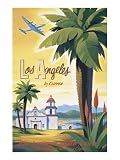 Los Angeles by Clipper Giclee Poster Print by Kerne Erickson, 30x40