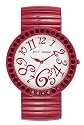 Betsey Johnson Women's Starlette Collection Red Bracelet Watch #BJ4171