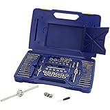 IRWIN Tools 76 Piece Machine Screw/Fractional/Metric Tap and Hex Die Super Set (26376)