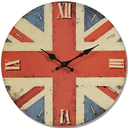 Union Jack Kitchen Wall Clock