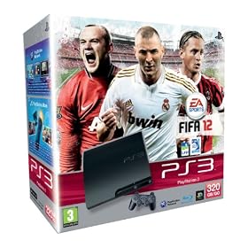 Console PS3 320 Go noire + Fifa 12