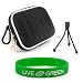 Non-OEM Flip UltraHD Video Camcorder Black Nylon Hard Shell Carrying Case with Tripod and Screen Protector (Flip Ultra NOT included)