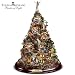 Thomas Kinkade Christian Tabletop Home Decor: Faith Mountain by The Bradford Exchange