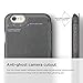 iPhone 6S Case, elago [Leather Flip][Dark Grey/Dark Grey] - [Card Slot][Screen Protection][Premium Hybrid Construction] – for iPhone 6/6S
