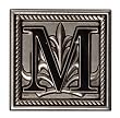 Monogram Keychain - M Monogram Keychain - M