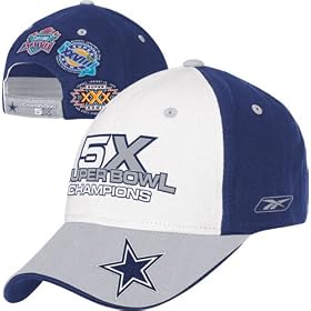 Dallas Cowboys 5X Super Bowl Champs 2008 Cap Hat