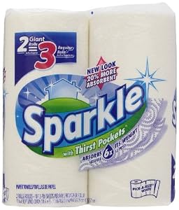 Sparkle Paper Towels Giant Rolls Pick A Size, White (Packaging May Vary) (48 couint)