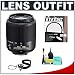 Nikon 55-200mm f/4-5.6G ED AF-S DX Nikkor Zoom Lens + UV Haze Filter + Accessory Kit for Nikon D40, D40x, D60, D50, D70, D70s, D80, D90, D200, D300