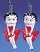 Set Of 10 Betty Boop In Red Dress Novelty Christmas Lights Image