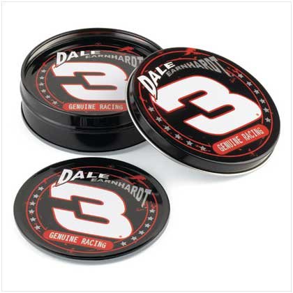 Dale Earnhardt Tin Coaster Set - Style 37409