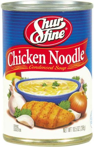 Shurfine Chicken Noodle Condensed Soup - 24 Pack