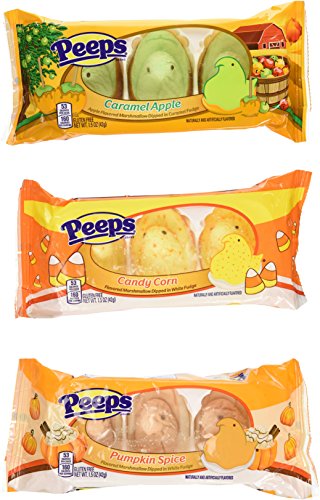 Peeps Fall Special Edition Dipped Chicks - Three Pack Set