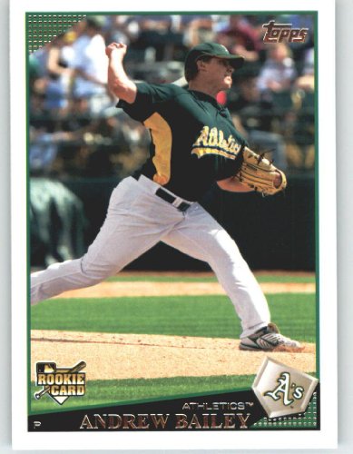 2009 Topps #441 Andrew Bailey RC - Oakland Athletics (RC - Rookie Card) (Baseball Cards)