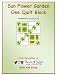 Books : Sun Flower Garden One Quilt Block (Little Quilt Ladies Pattern Series)